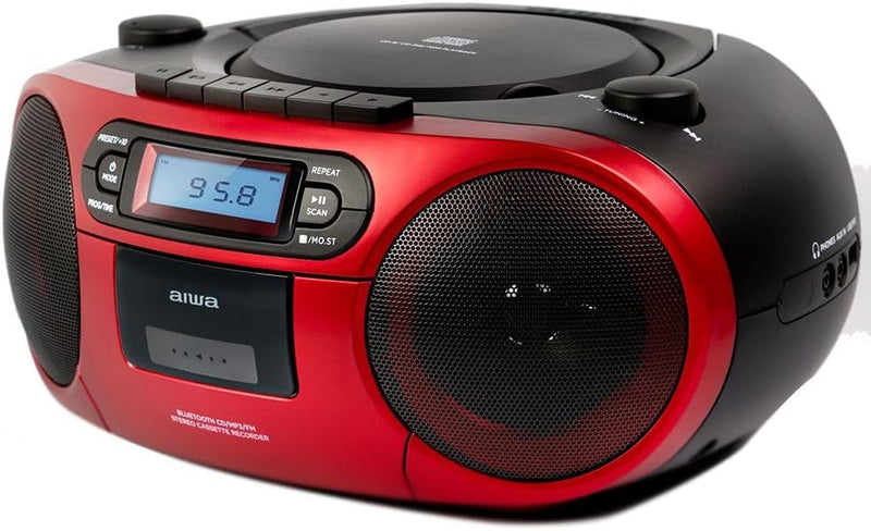 AIWA BBTC-550 tragbarer Radiorekorder, Bluetooth, CD, USB