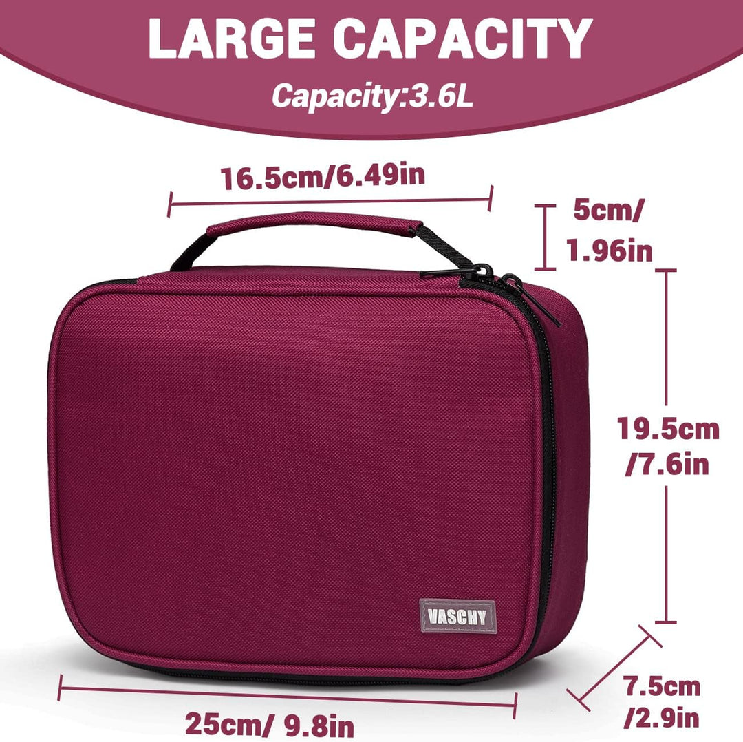 VASCHY Grosse Federmäppchen, Multi Fächer Mäppchen Organizer 72 Stück Etui Schule Federmappe Federta