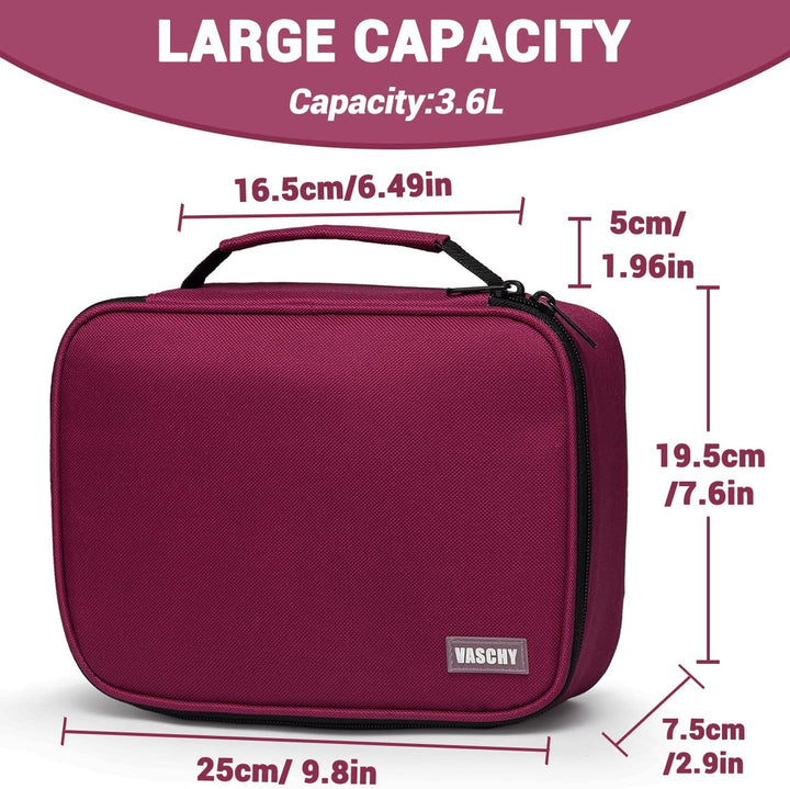 VASCHY Grosse Federmäppchen, Multi Fächer Mäppchen Organizer 72 Stück Etui Schule Federmappe Federta