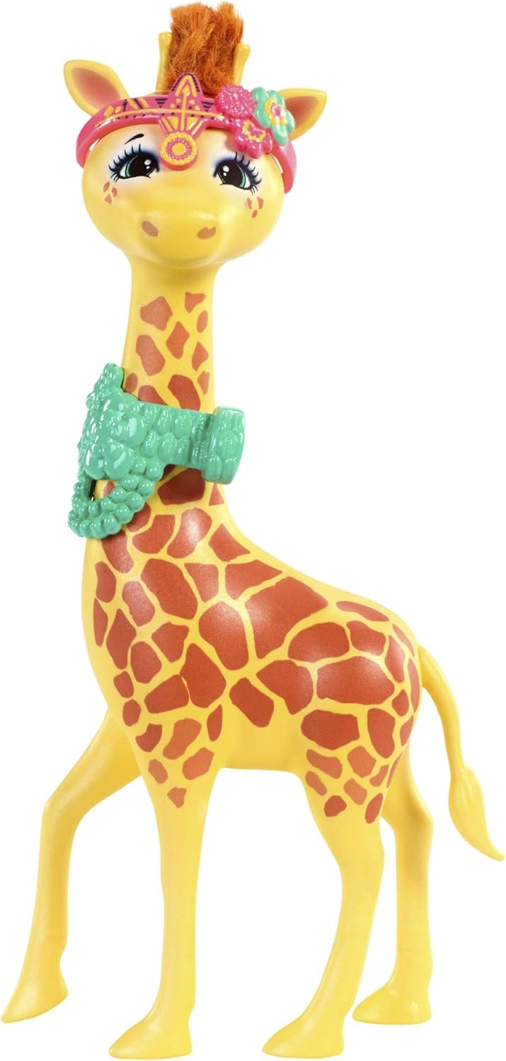 Mattel Enchantimals FKY74 Themenpack Gillian Giraffe, Spiel, Bunt, Única Giraffen Themenpack, Giraff