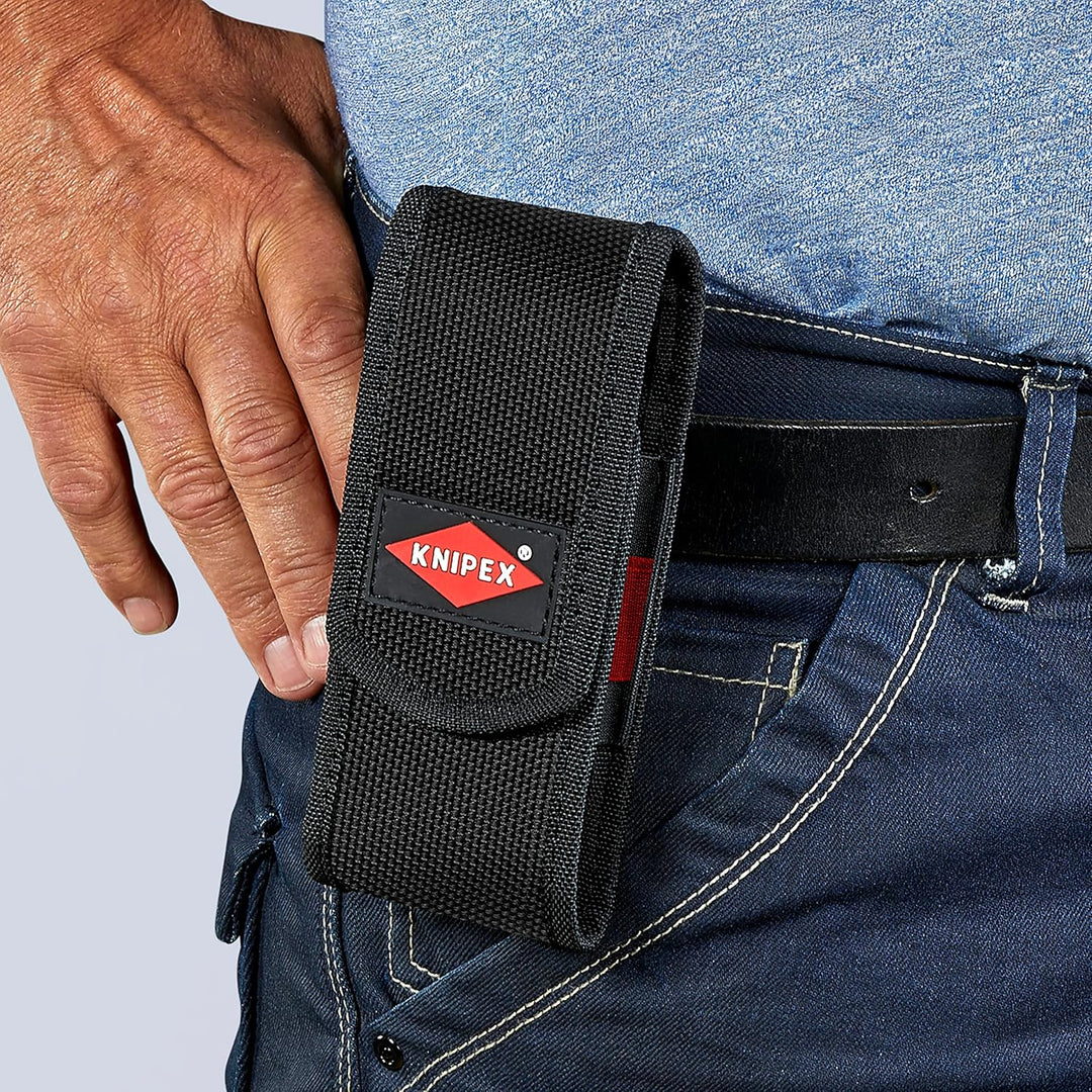 KNIPEX 00 20 72 V01 Mini-Zangenset in Werkzeuggürteltasche &amp; ErgoStrip Universal-Abmantelungswerkzeu