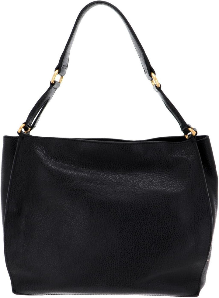 GIANNI CHIARINI Borsa Pelle Shopping Bag Nero