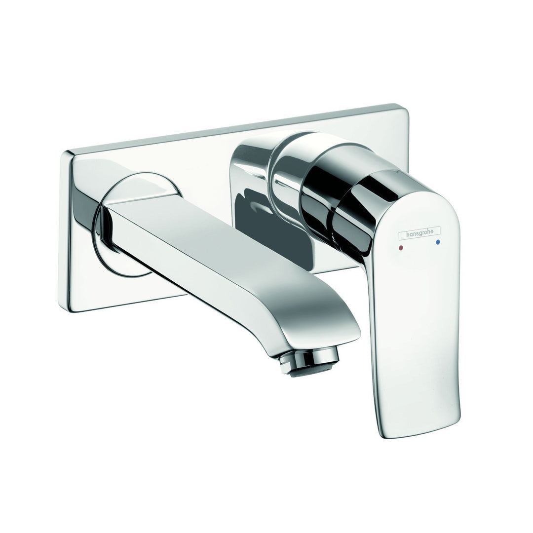 hansgrohe Wasserhahn Metris Unterputz (Armatur für geringen Durchfluss mit Auslauf Länge 165mm, Wand
