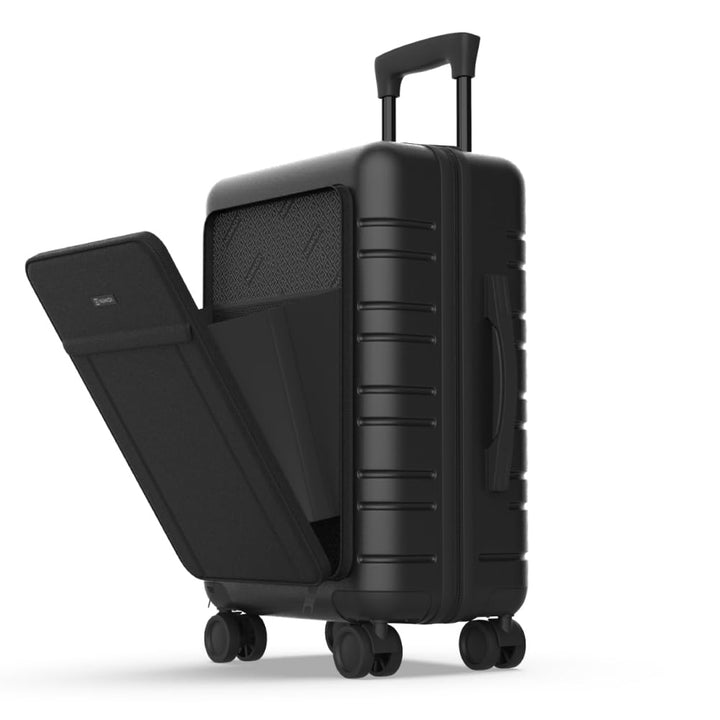NUMADA – Handgepäck Koffer Trolley PC + ABS (56x37,5x22cm) PackPro T40 mit TSA-Schloss und USB-Aufla