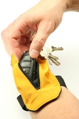 Schlüsseltasche Black Edition für Unterarm (Handgelenkumfang: ca. 16 cm bis ca. 25 cm)