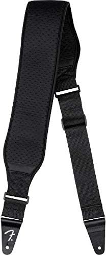 Fender© Swell Neoprene Strap, 7,5cm, Schwarz, Schwarz