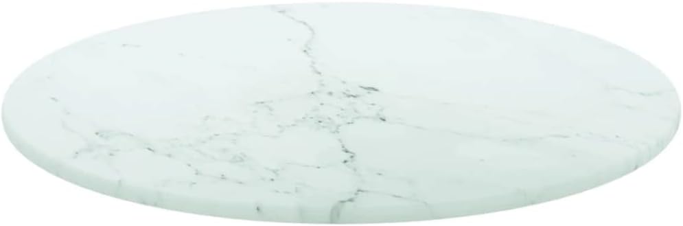 vidaXL Tischplatte Ersatztischplatte Marmorplatte Glasplatte für Esstisch Couchtisch Gartentisch Wei