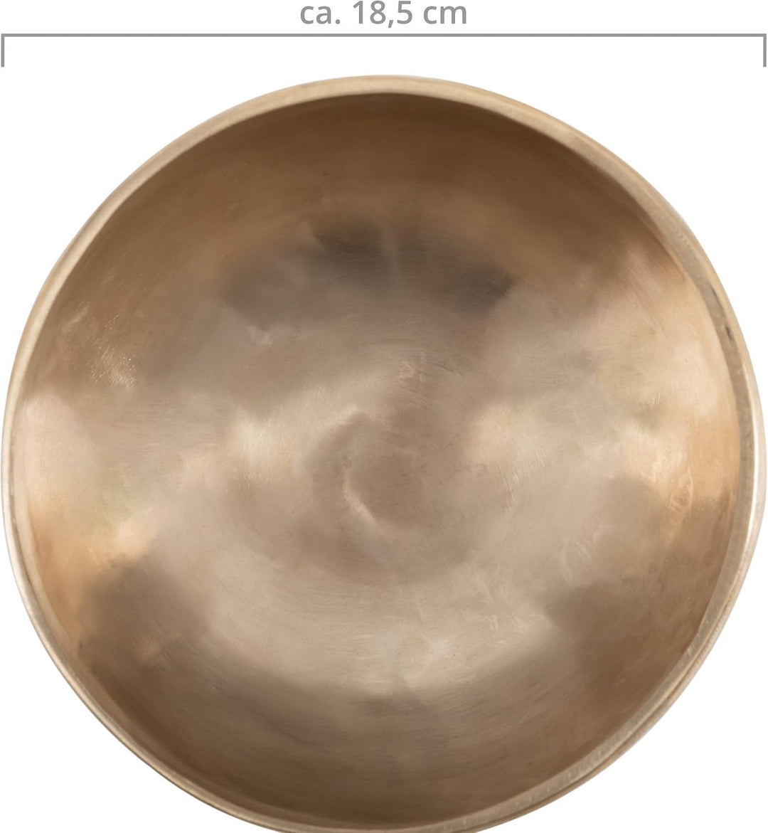 XDrum Therapeutische Klangschale Ton D - auf Ton D gestimmt - für Sakral-Chakra (Svadhisthana) - Dur