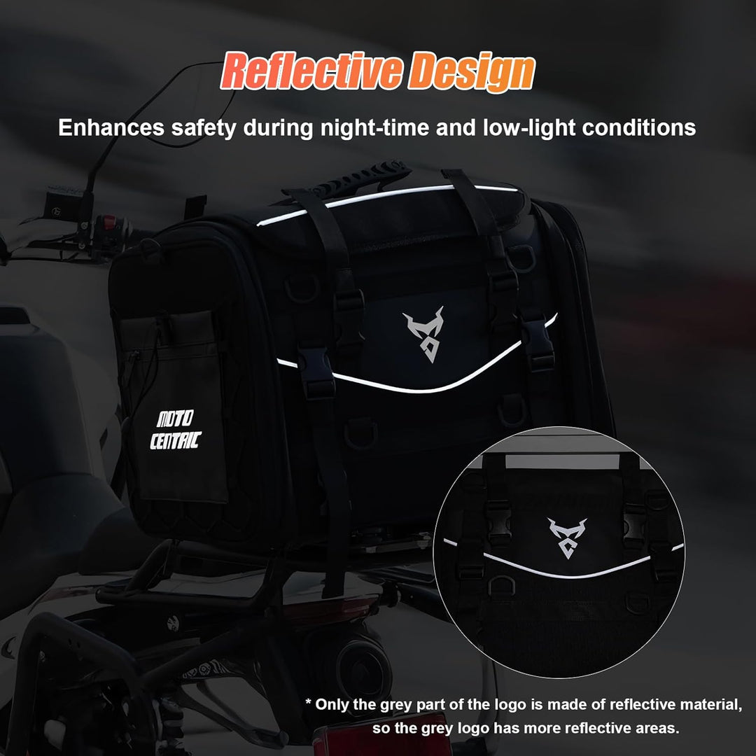 MIGHTYDUTY Motorrad Hecktasche Expandable 55-70L wasserdichte Faltbare Durable Multifunktionale Port