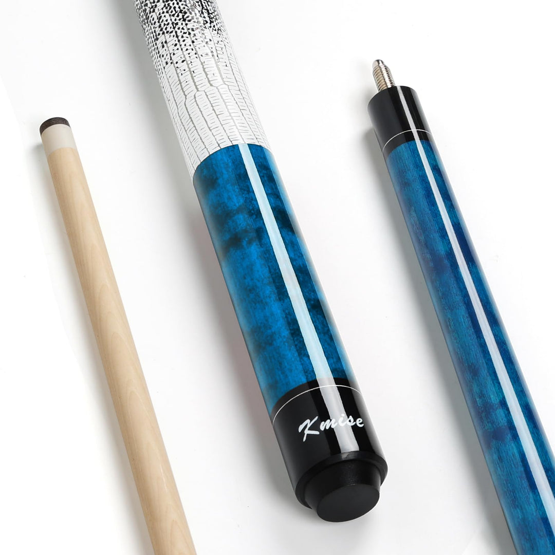 Kmise Billardqueue, 4er-Set, 147,7 cm, kanadisches Hartahornholz, 510-595 g Gewichtsoptionen, profes
