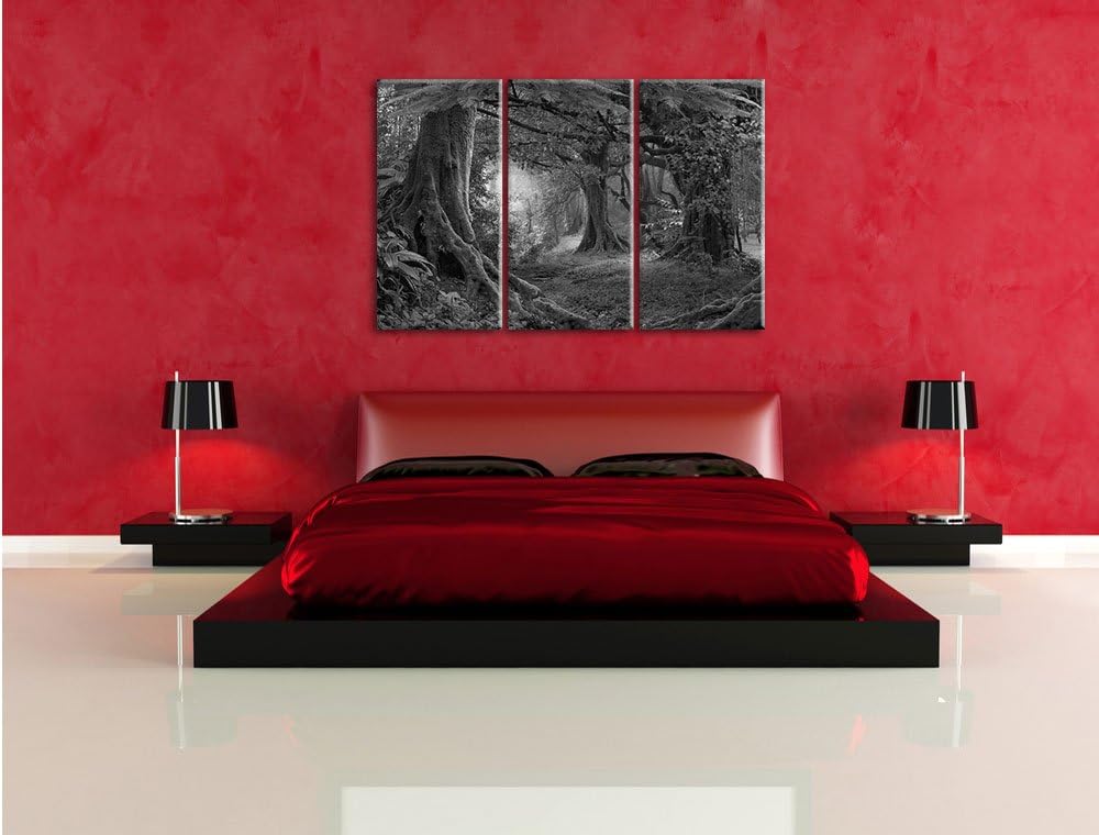 Pixxprint Dschungel im Regenwald als Leinwandbild/Grösse: 3 Teilig (120x80 cm) cm/Wandbild/Kunstdruc