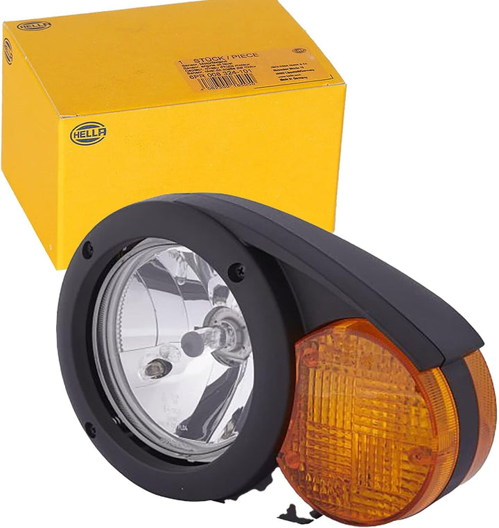 HELLA - Halogen-Hauptscheinwerfer - Combi 133 - 24V - Referenzzahl: 12.5 - Anbau - glasklare Streusc
