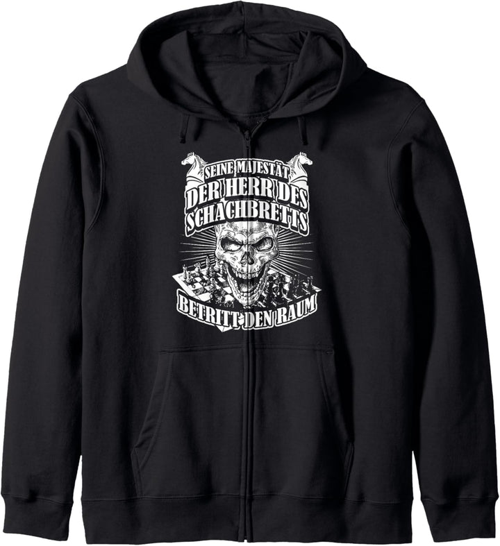 Herr des Schachbretts - Schachspieler Schach Kapuzenjacke