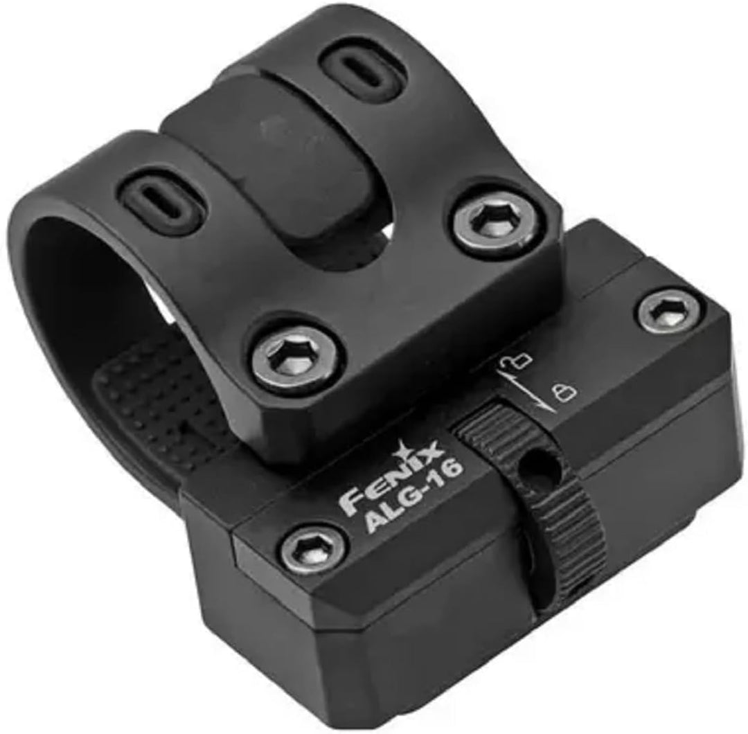 fenix MLOK Taschenlampenhalterung für Taschenlampen mit Körperdurchmesser 23-25, 4 mm, Schwarz, ‎4 x