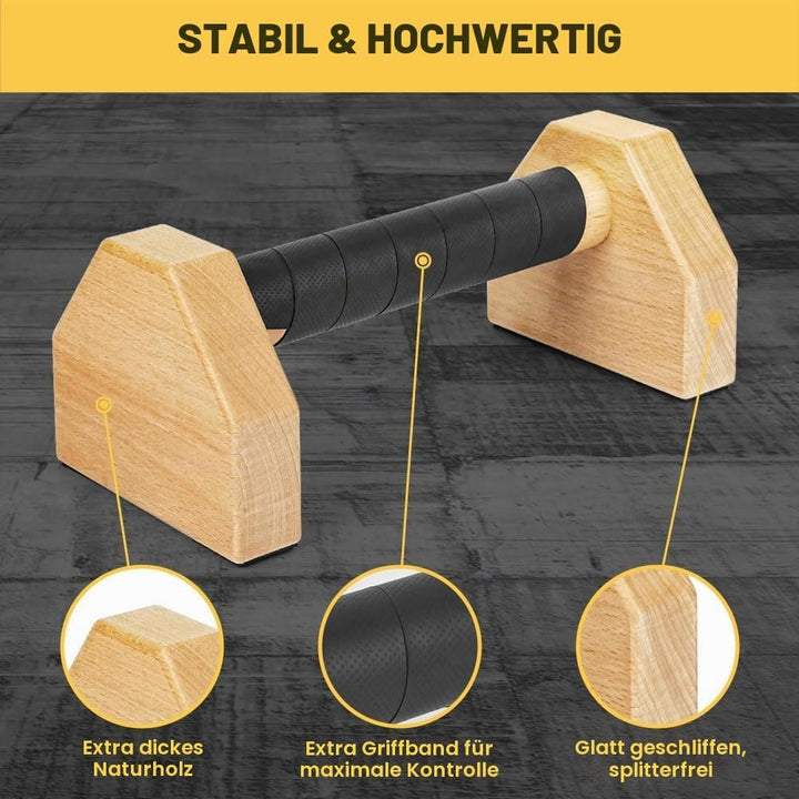 BUTBU Liegestützgriffe, Handstand Griffe &amp; Calisthenics Griffe, Calisthenics Equipment Mit 2 Rutschf