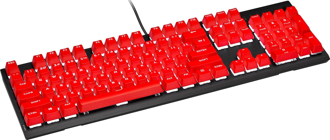 Corsair PBT Double-Shot Pro Keycap Mod Kit, Englisch, UK (-UK), Origin, Rot, rot