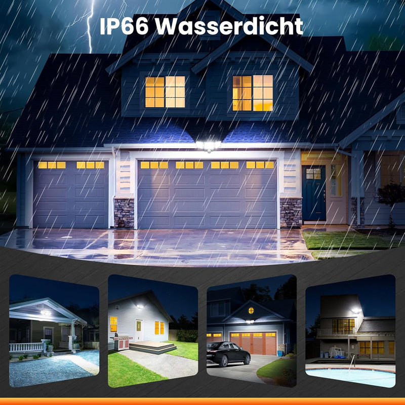 MEIKEE 42W LED Strahler mit Bewegungsmelder Fernbedienung 400-3600LM 6500K 3 Modi Helligkeit Einstel