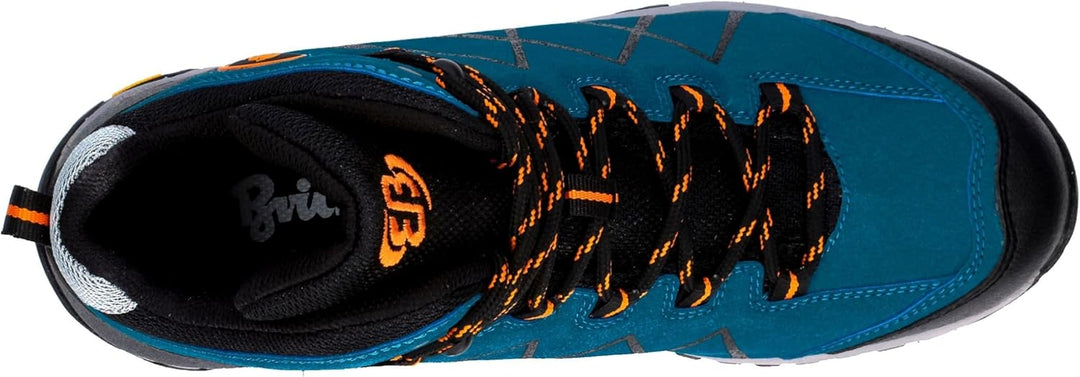 Brütting Unisex Kansas High Traillaufschuhe, Petrol Schwarz Orange