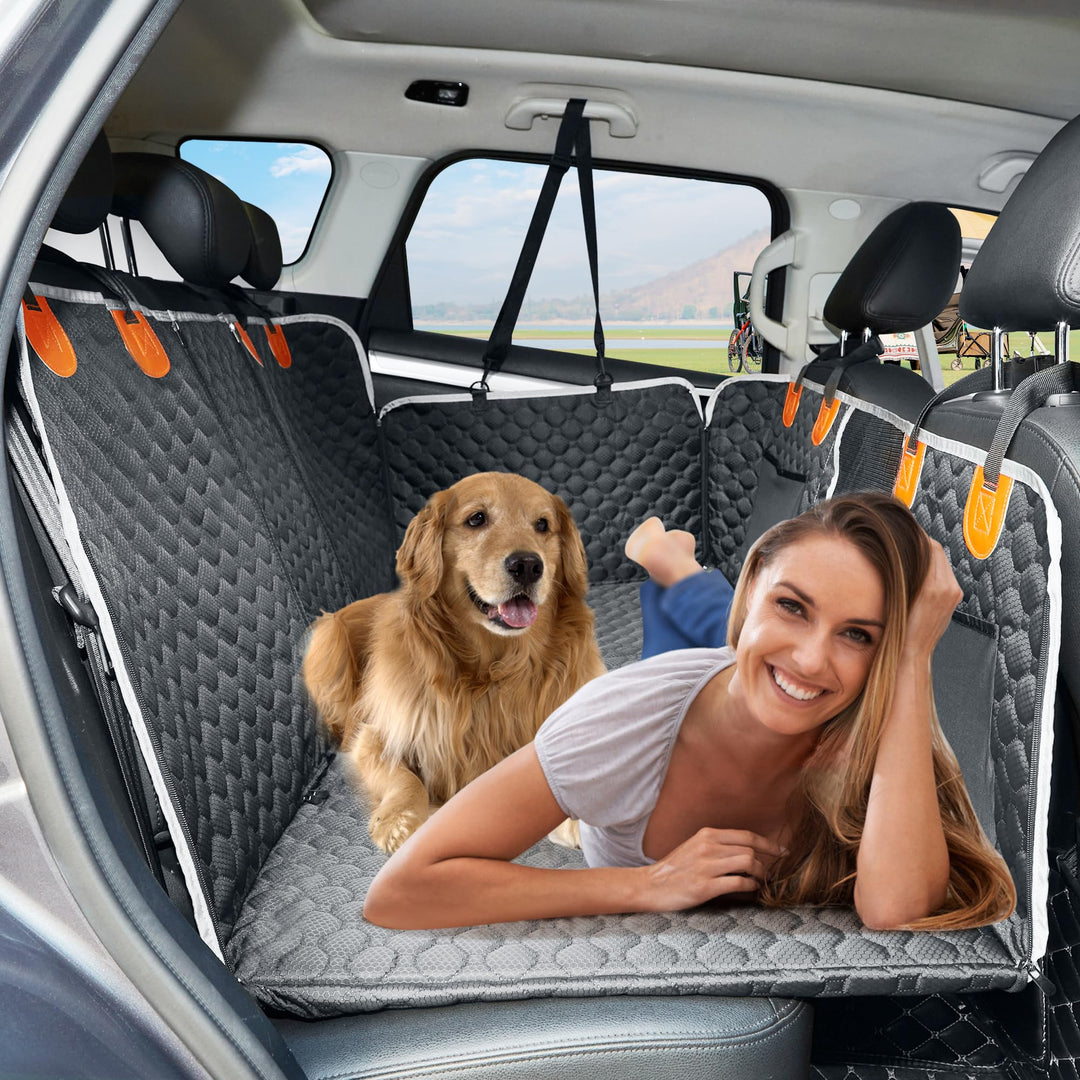 ANOSOSPECIAL Rücksitzverlängerung, Hunde-Autositzbezug, wasserdichte Haustier-Hängematte, Reisebett,
