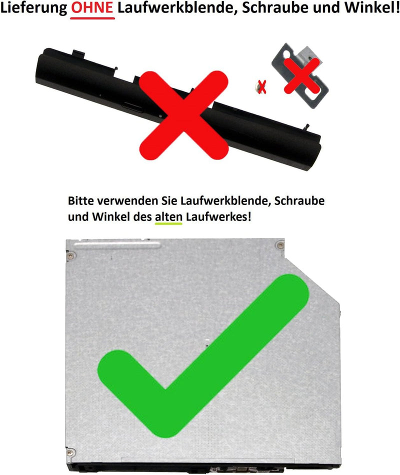 Acer DVD - Brenner Aspire 5 A517-51G Serie (Original) DVD Laufwerk - DVD Brenner (9mm), DVD Laufwerk