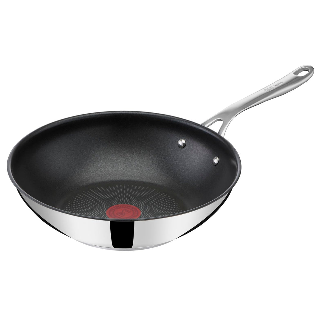 Tefal Jamie Oliver by Cook's Direct On Wokpfanne, 28 cm, Antihaftversiegelung, Thermo-Signal, geniet