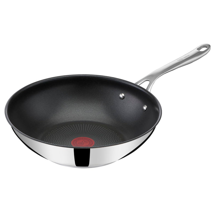 Tefal Jamie Oliver by Cook's Direct On Wokpfanne, 28 cm, Antihaftversiegelung, Thermo-Signal, geniet