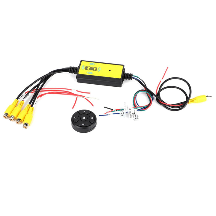 Bediffer Auto R¨¹ckfahrkamera Splitter Schalter, 4 Eing?nge 1 Auto Video Umschalter Videosystem Auto