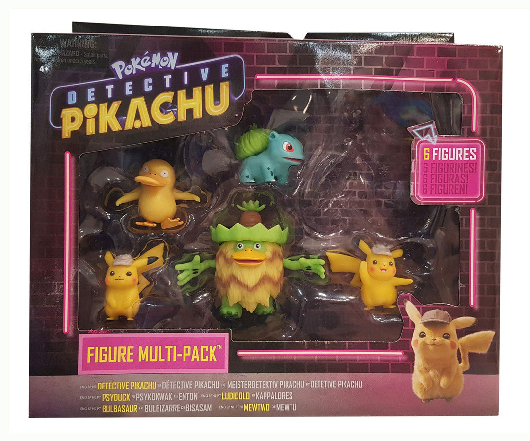 Boti Europe B.V. 97602 Pokémon Multi Pack, 6 Figuren, je ca. 5 cm gross, Mehrfarbig