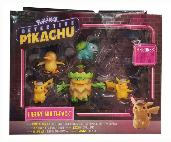Boti Europe B.V. 97602 Pokémon Multi Pack, 6 Figuren, je ca. 5 cm gross, Mehrfarbig