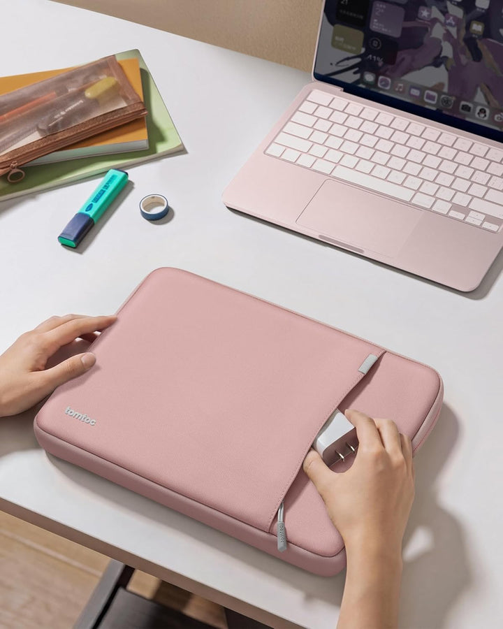 tomtoc 360° Tasche Hülle Entwickelt für 13 Zoll MacBook Neo A3404 (2026) mit A18 Pro Chip, Wasserabw