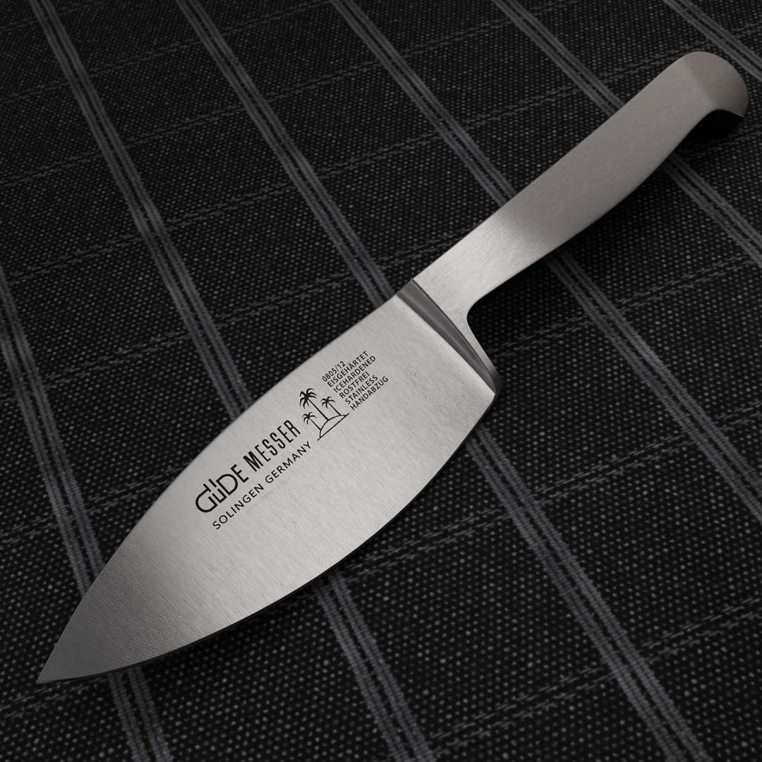 GÜDE Solingen - Hartkäsemesser Käsemesser geschmiedet, 12 cm, Ganzstahl, KAPPA, Handmade Germany