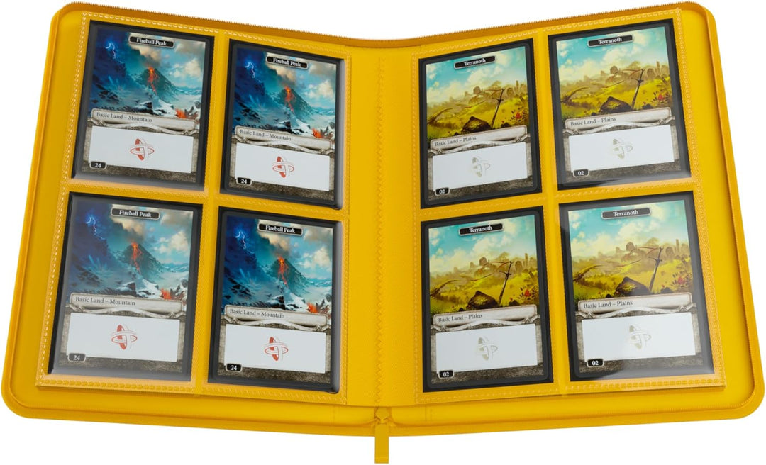 Gamegenic, Zip-Up Album 8-Pocket Yellow Gelb, Gelb