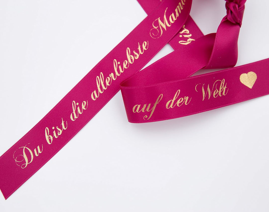 ROSEMARIE SCHULZ Heidelberg Flowerbox 8,5 x 8,5 cm 4 Infinity Rosen haltbar 3 Jahre Gravur Goldschri