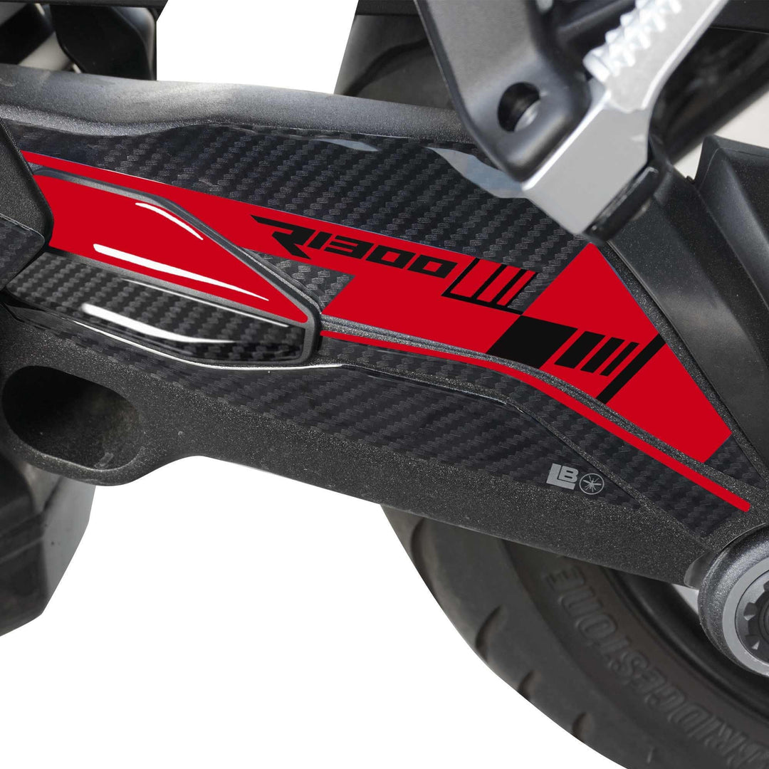 LABELBIKE 3D Aufkleber Motorrad Cardano Zone kompatibel mit BMW | R1300R RS, Harzschutz, Kratzfestig