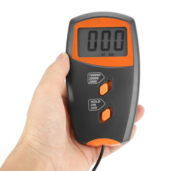 Digitales Luxmeter Handheld im Split-Design LCD-Display Lichtmessgerät Umweltprüfung Illuminometer L