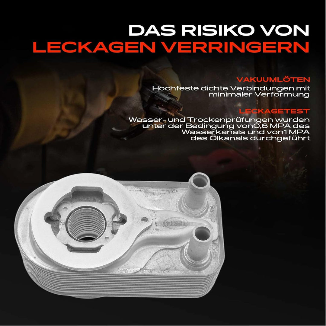 Frankberg Ölkühler Motoröl Kompatibel mit Clio III BR0/1 CR0/1 2007-2014 Clio III Grandtour KR0/1 20
