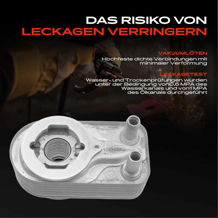 Frankberg Ölkühler Motoröl Kompatibel mit Clio III BR0/1 CR0/1 2007-2014 Clio III Grandtour KR0/1 20