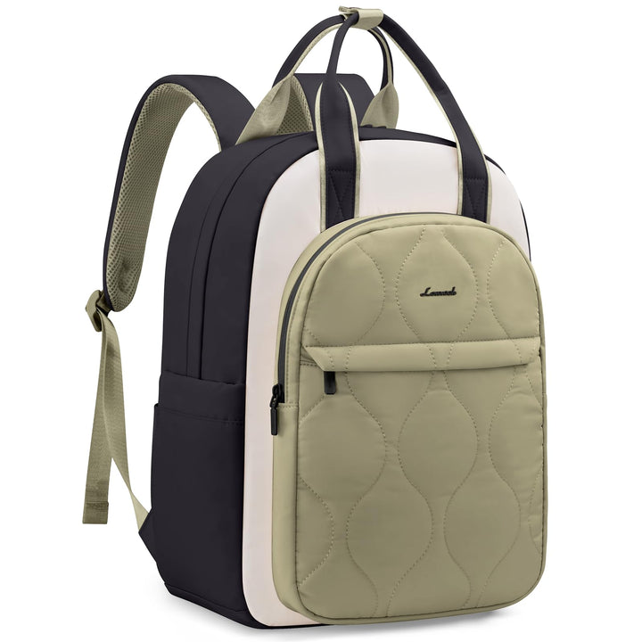 LOVEVOOK Rucksack Damen, Laptop Rucksäcke Schulrucksack Teenager Mädchen, Leicht Puffer Backpack Wom