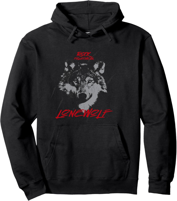 Rock Fight Wear Lone Wolf T-Shirt Geschenk Pullover Hoodie