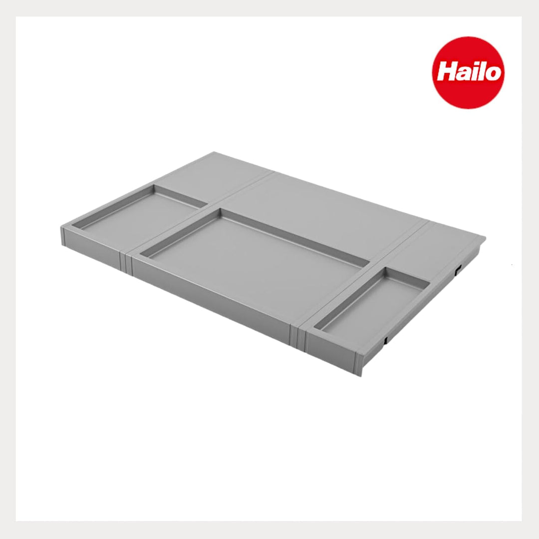 Hailo 1109749 Multideckel 600 signal Hellgrau für Hailo SEPARATO K 60 Abfallsorter, Single