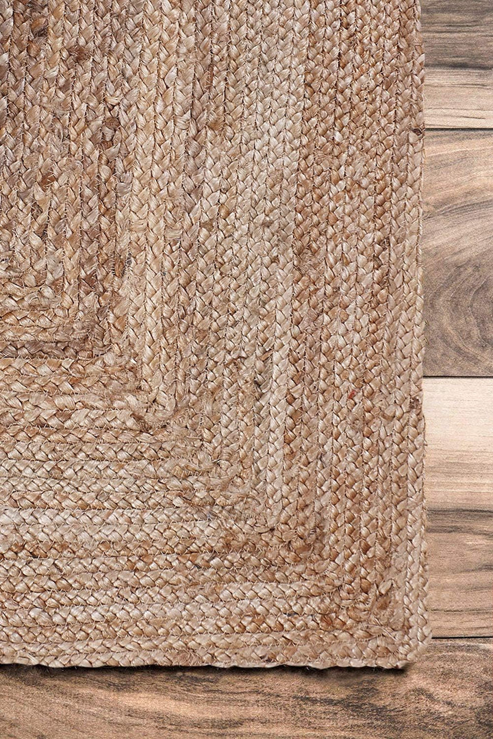 RAJRANG BRINGING RAJASTHAN TO YOU Teppich aus Jute, rechteckig, 153 x 92 cm, Bio, freundlich, Naturf