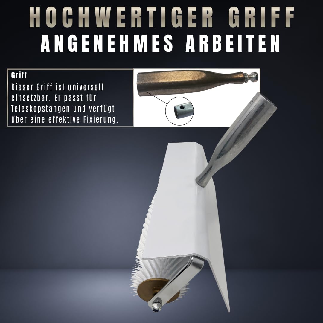 Pangolino - Entlüftungsroller - 25 cm mit Spritzschutz - Stachellänge: 11 mm - Profi-Qualität - Stac