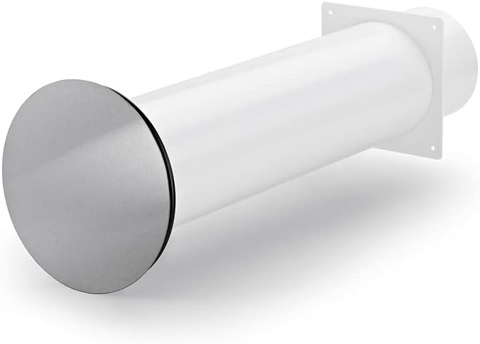 Naber Flow Star 125 Mauerkasten, weiss/Edelstahl