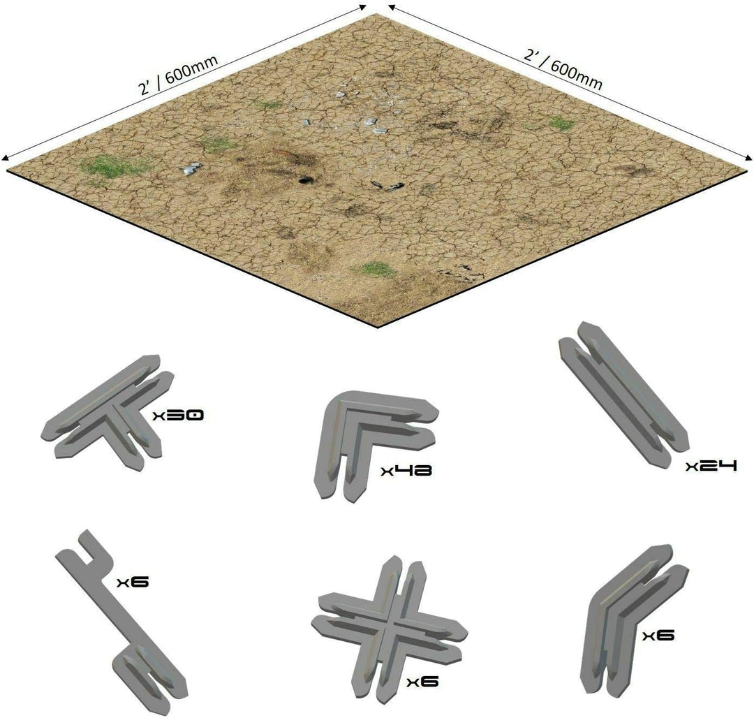 Battle Systems - BSTSFC003 - Outlands Core Set - 28-mm-Sci-Fi-Tabletop-Miniatur-Spielfeld - Multi-Le