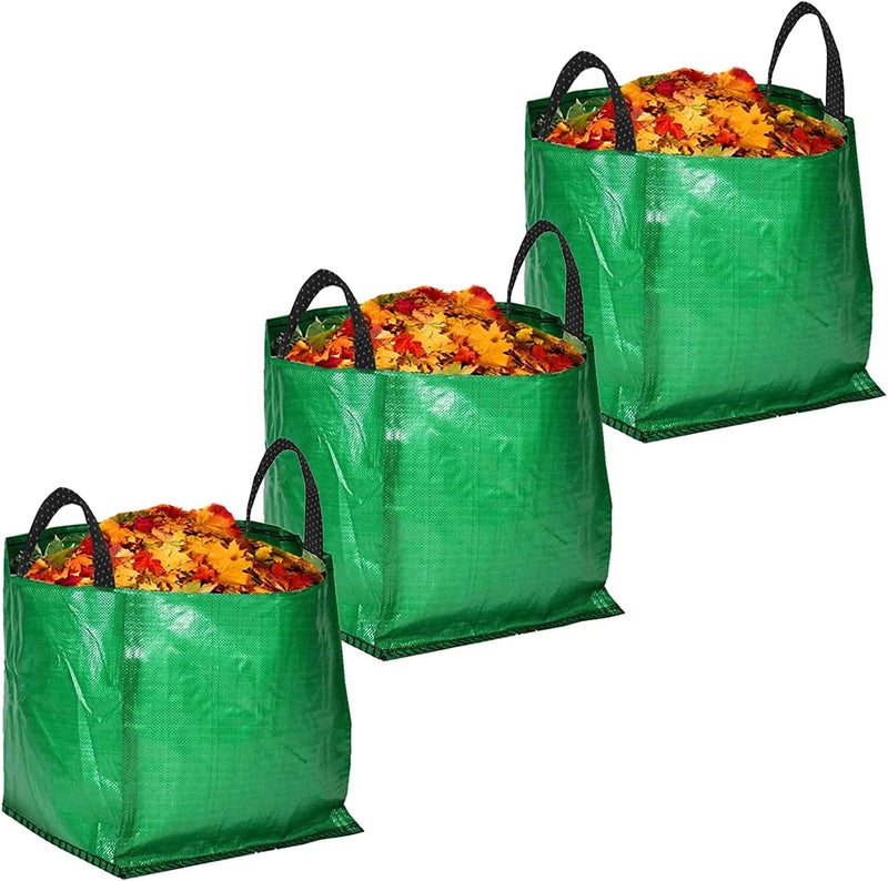 Spares2go Grosser extra starker Gartenabfallsack (120 Liter, 3 Stück)