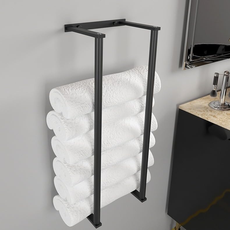 Handtuchhalter für Badezimmer, Wandmontage, Handtuchaufbewahrungshalter, Edelstahl, Badezimmer-Handt