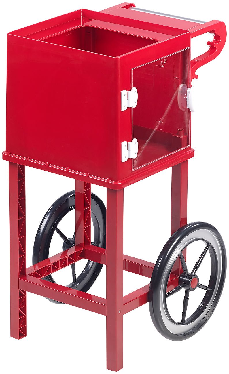 Rosenstein & Söhne Zubehör zu Popcorn-Automat: Rollwagen im Retro-Design für Popcorn-Maschine"Cinema