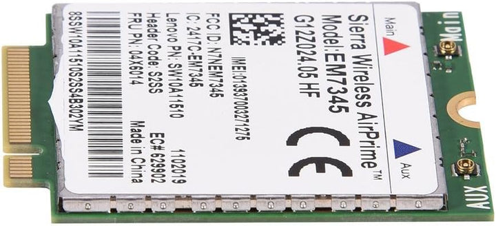 Bewinner EM7345 Modulkarte, 04X6014 4G LTE WWAN Kartenmodul für Thinkpad X250, X1C, W550, T450, X240