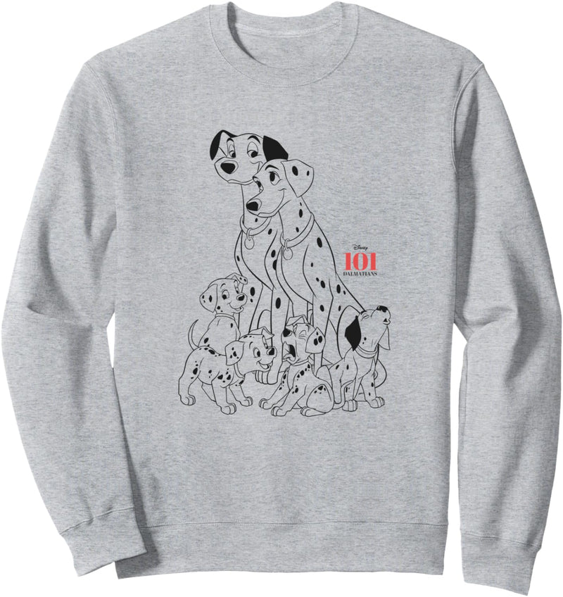 Disney 101 Dalmatiner Family Group Shot Sweatshirt