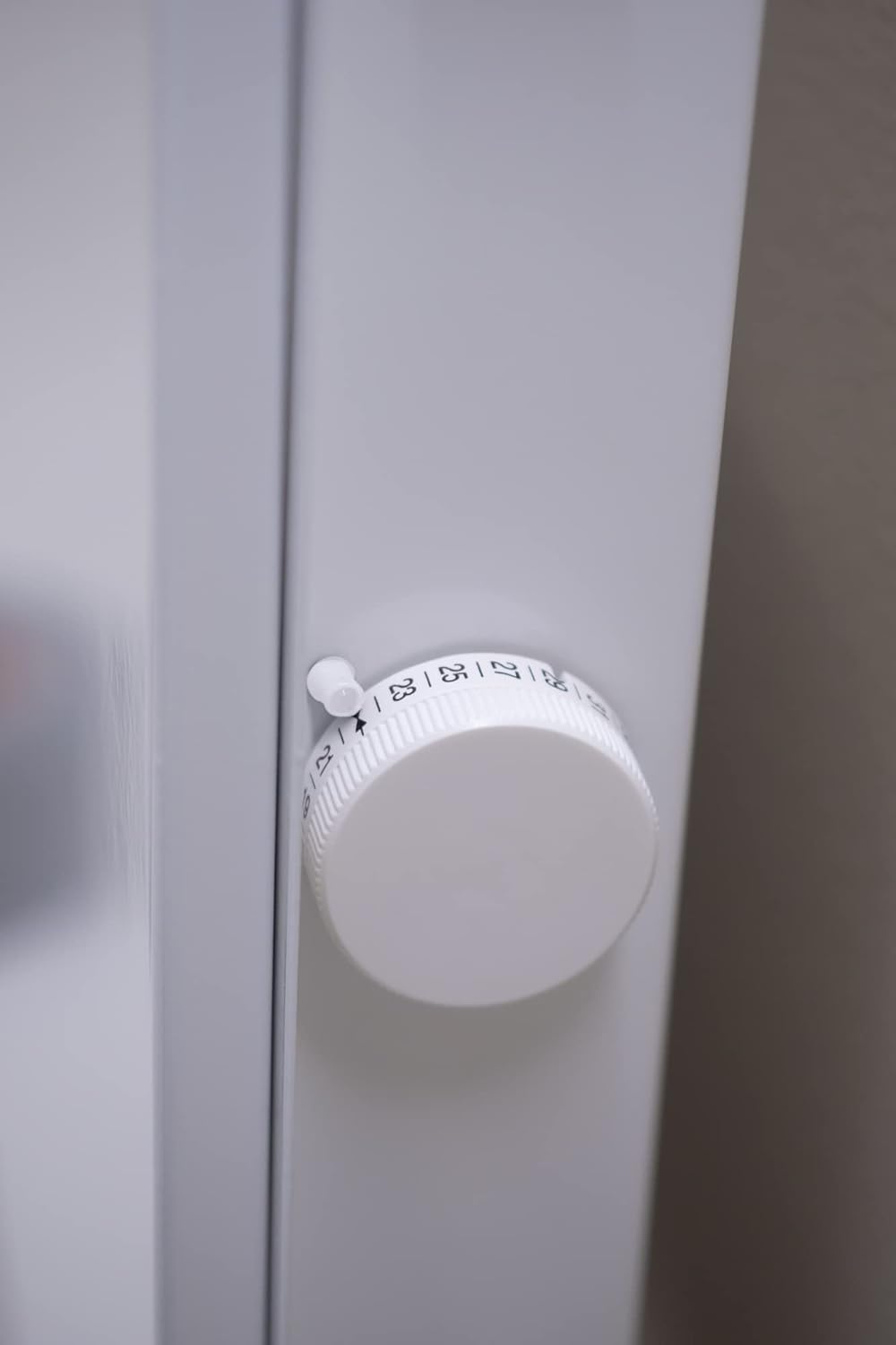 Adax VP12 H Elektroheizkörper - Weiss, 2500W | Thermostat mit Zeitschaltuhr - Bluetooth-Programmieru